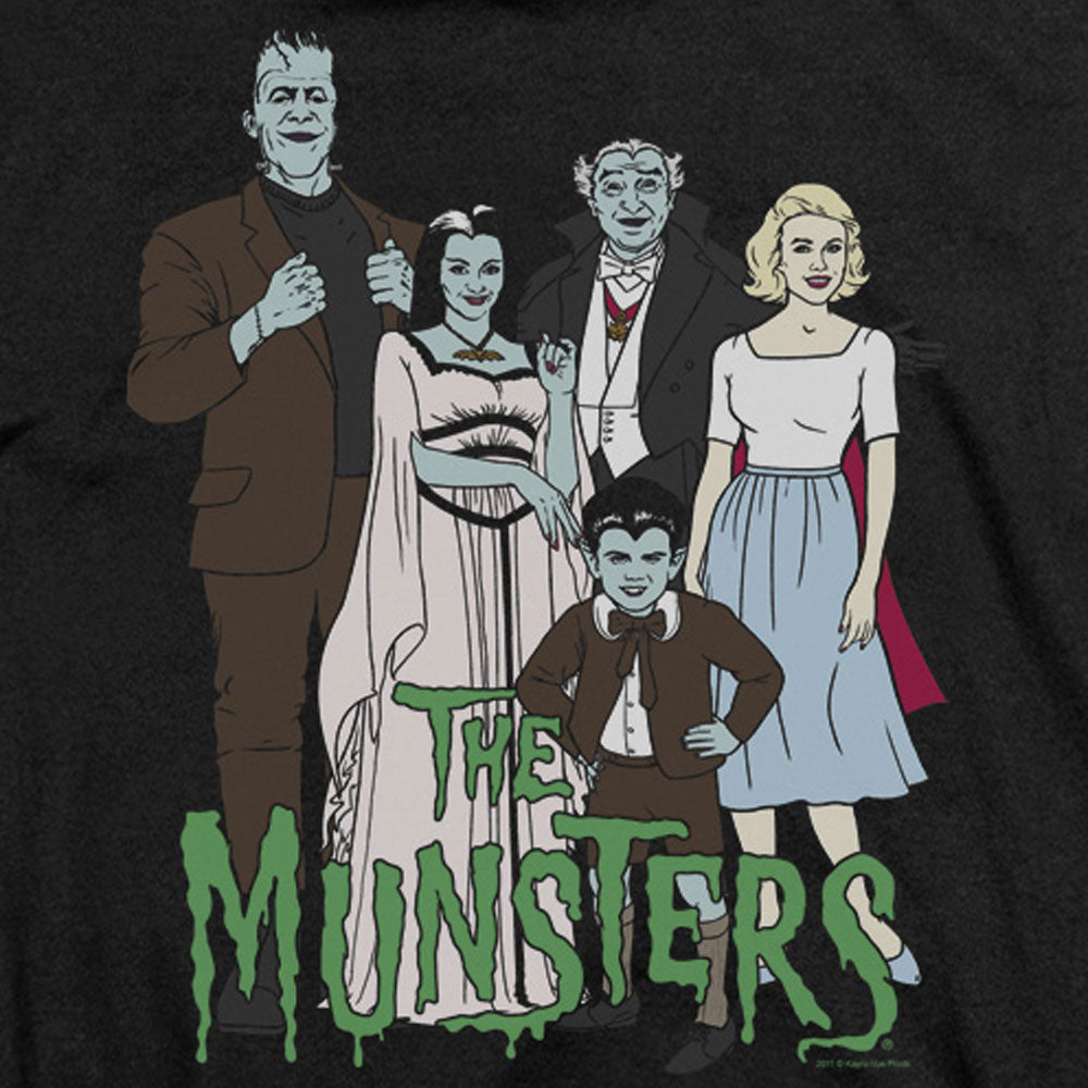 The Munsters The Family Women's Short Sleeve T-Shirt