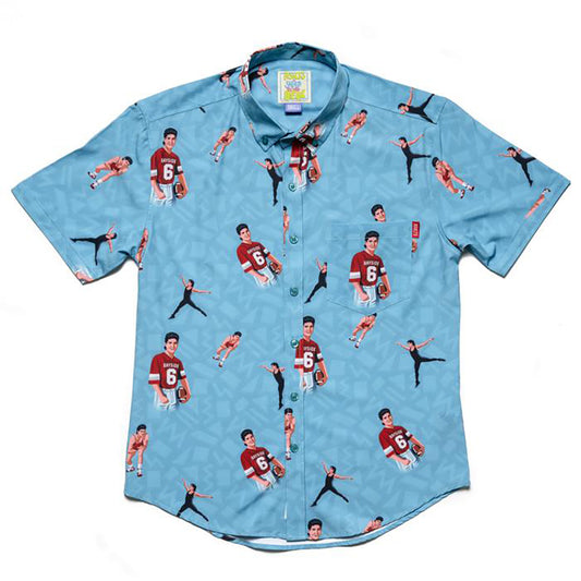Saved By The Bell AC Slater Triple Threat Button Down Shirt