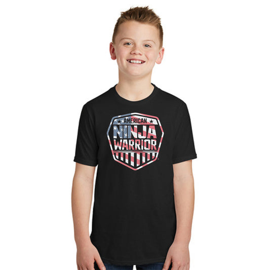 American Ninja Warrior Americana Youth T-shirt