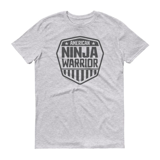 American Ninja Warrior Grey Logo Men's Short Sleeve T-Shirt