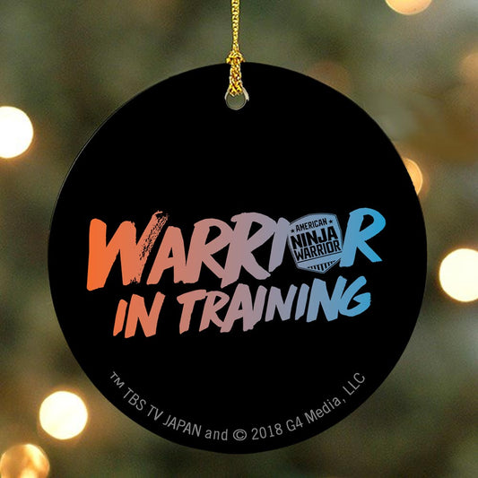 American Ninja Warrior Warrior In Training Ornament