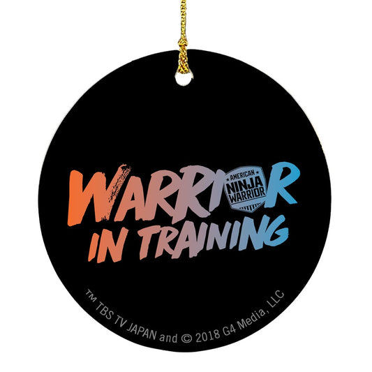 American Ninja Warrior Warrior In Training Ornament