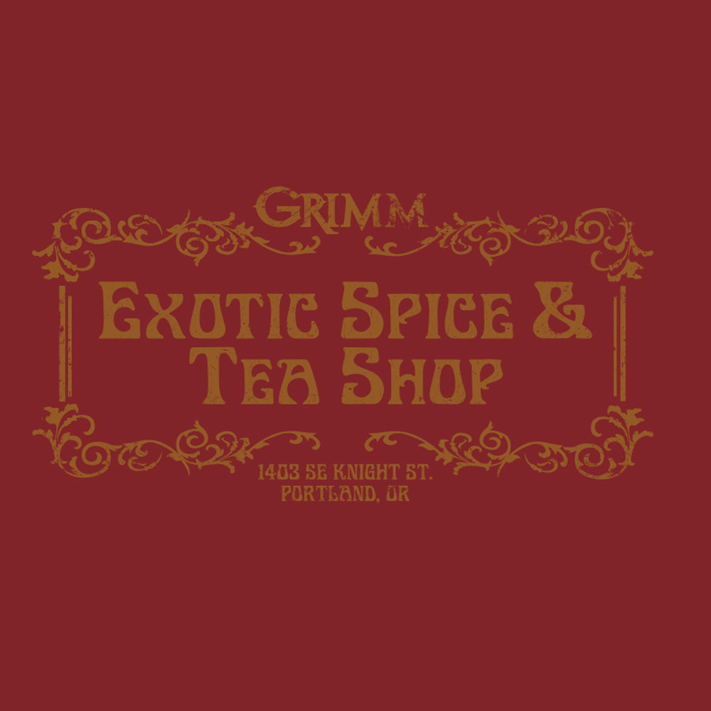 Grimm Exotic Spice & Tea Shop White Mug