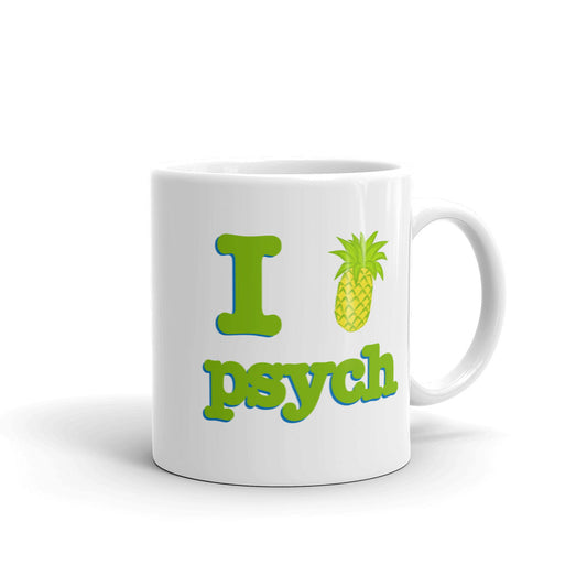 Psych I Love Psych White Mug