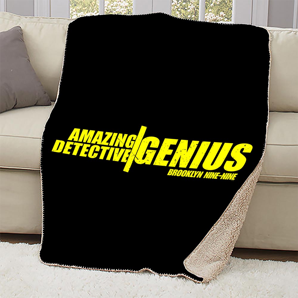 Brooklyn Nine-Nine Amazing Detective Genius Sherpa Blanket