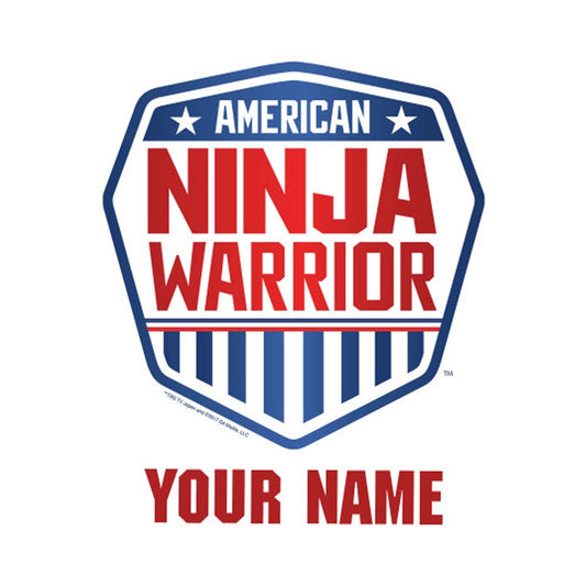 Personalized American Ninja Warrior Cotton Drawstring Backpack