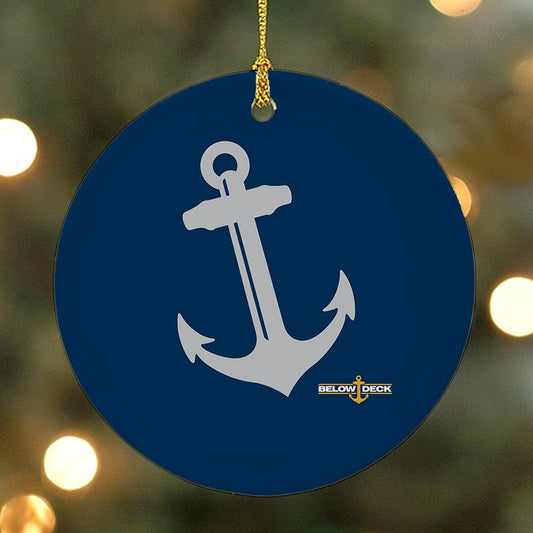 Below Deck Anchor Double-Sided Ornament