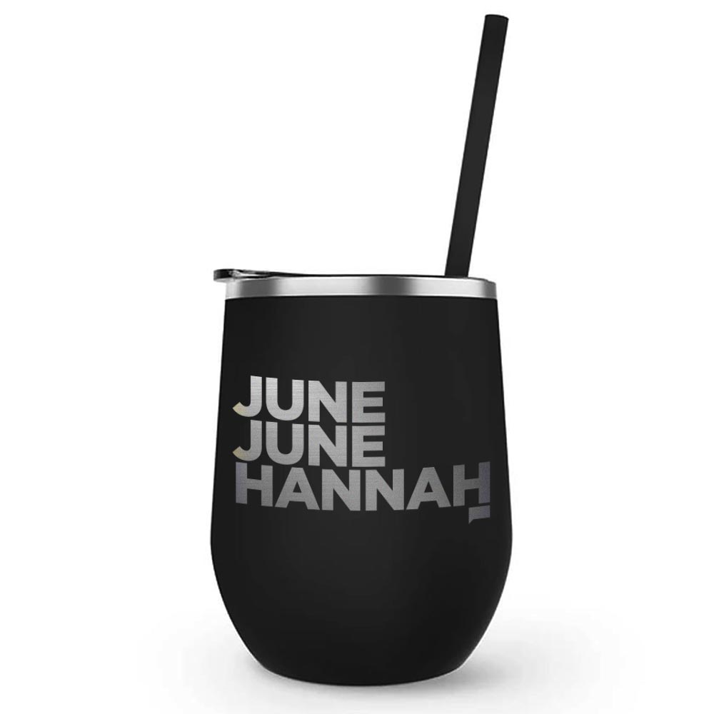 Below Deck June, June, Hannah 12 oz Stainless Steel Wine Tumbler