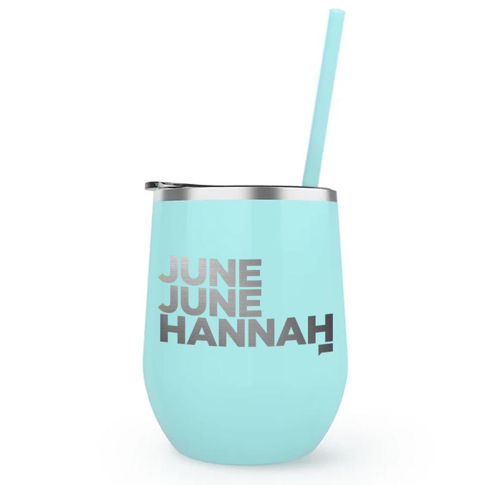 Below Deck June, June, Hannah 12 oz Stainless Steel Wine Tumbler