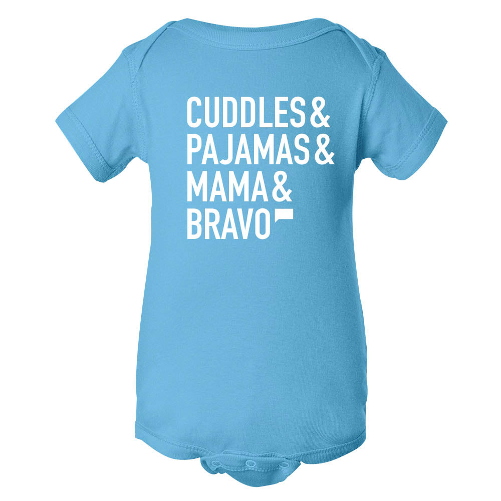 Cuddles & Pajamas & Mama & Bravo Infant One Piece