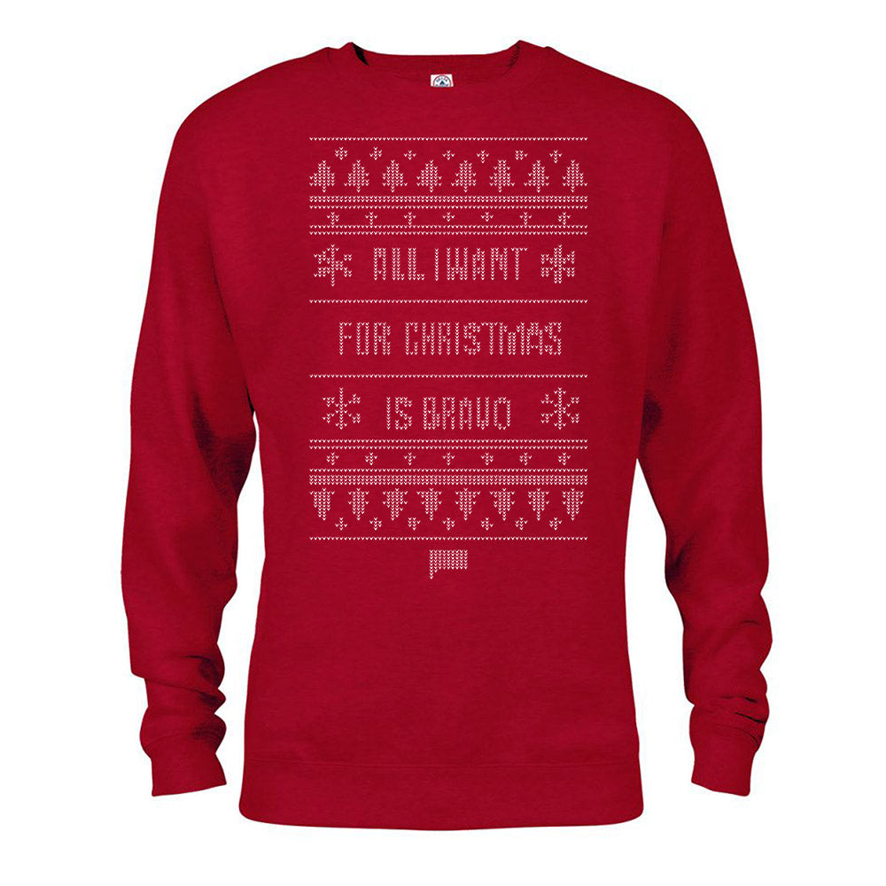 Bravo Ugly Christmas Crew Neck Sweatshirt