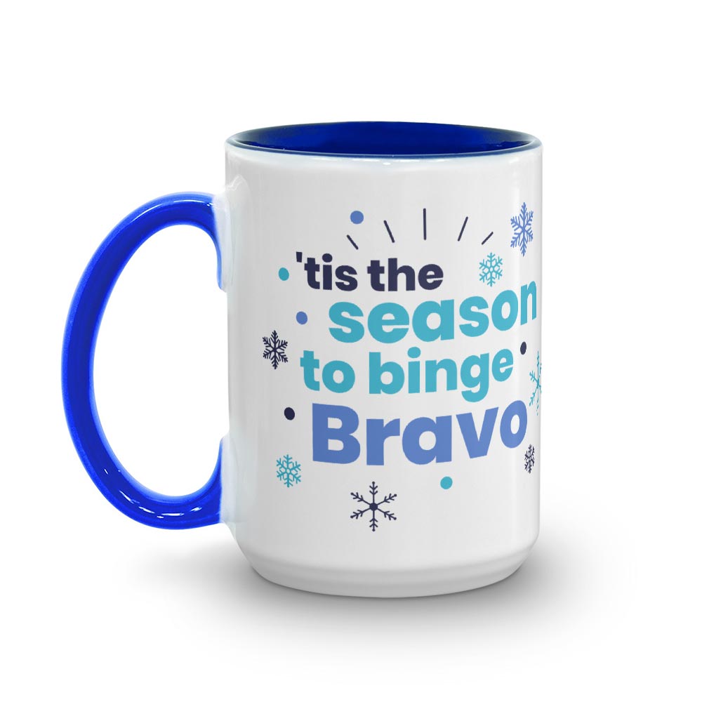 Bravo 'Tis the Season Two-Toned Mug
