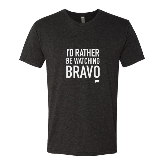 Rather Be Watching Bravo Men's Tri-Blend Short Sleeve T-Shirt