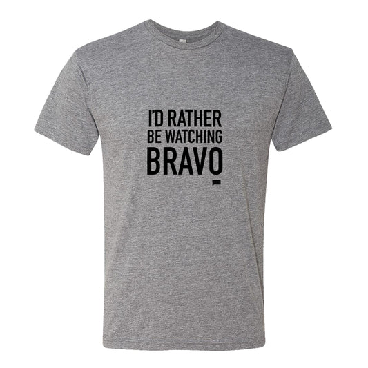 Rather Be Watching Bravo Men's Tri-Blend Short Sleeve T-Shirt