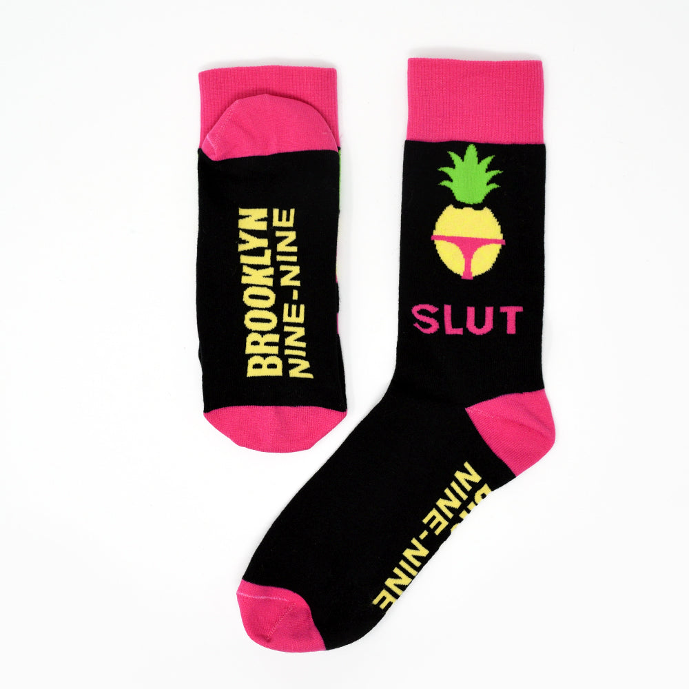 Brooklyn Nine-Nine Pineapple Slut Socks