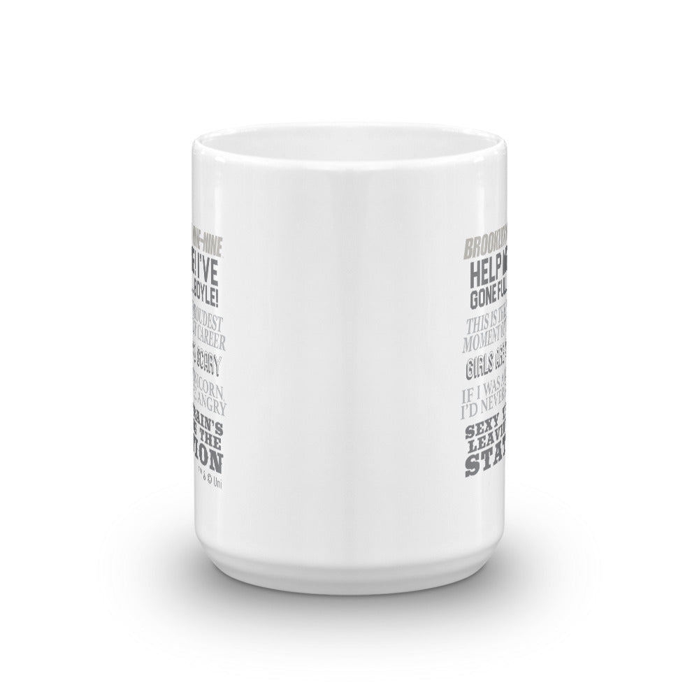 Brooklyn Nine-Nine Charles Boyle Quote Mash-up White Mug