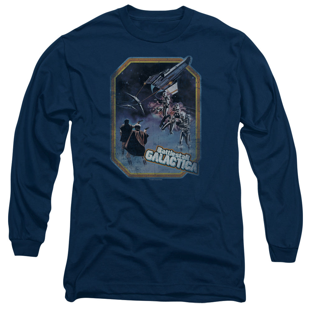 Battlestar Galactica Poster Iron On Long Sleeve T-Shirt