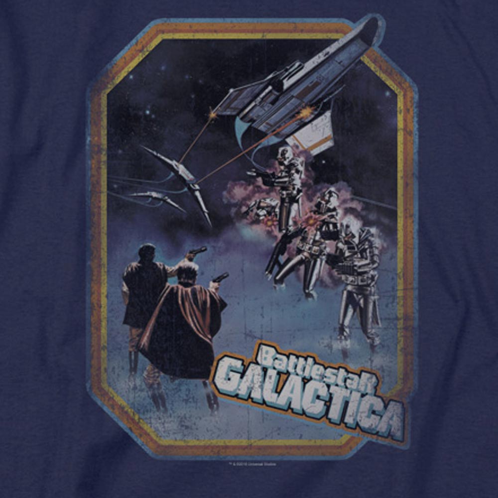 Battlestar Galactica Poster Iron On Long Sleeve T-Shirt
