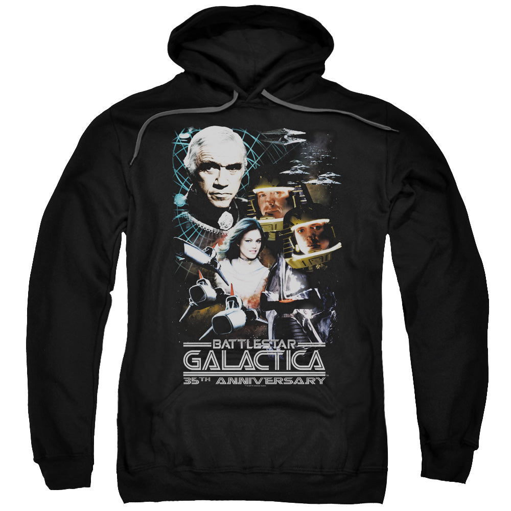 Battlestar Galactica 35th Anniversary Collage Hooded Sweatshirt