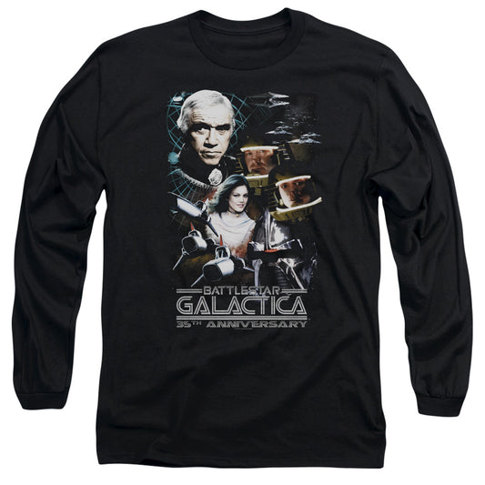 Battlestar Galactica 35th Anniversary Collage Long Sleeve T-Shirt
