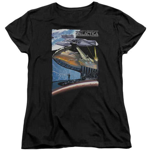 Battlestar Galactica Concept Art Women's Short Sleeve T-Shirt