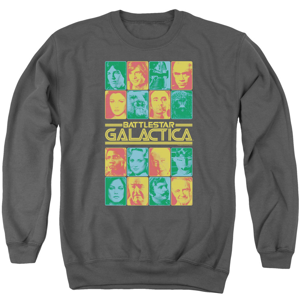Battlestar Galactica 35th Anniversary Cast Crew Neck Sweatshirt