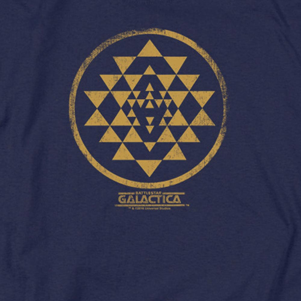 Battlestar Galactica Gold Squadron Patch Men's Short Sleeve T-Shirt