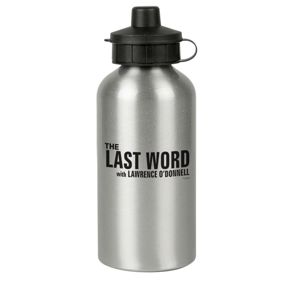 The Last Word with Lawrence O'Donnell Logo 20 oz Water Bottle