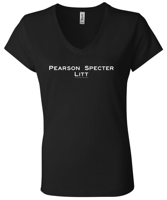 Suits Pearson Specter Litt Adult V-Neck T-Shirt