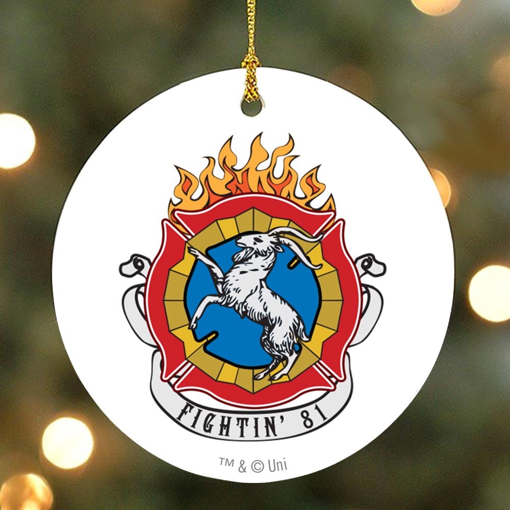 Chicago Fire Fightin' 81 Double-Sided Ornament