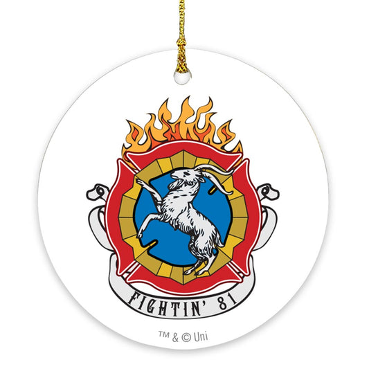 Chicago Fire Fightin' 81 Double-Sided Ornament