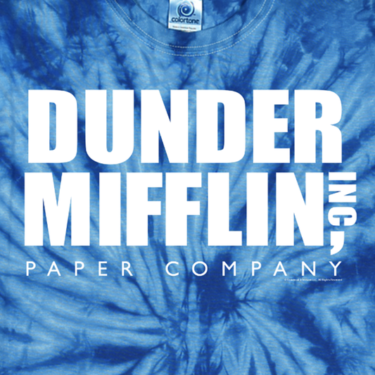 The Office Dunder Mifflin Tie-Dye T-Shirt