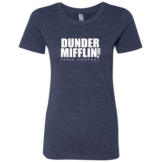 The Office Dunder Mifflin Women’s Vintage Tri-Blend Short Sleeve T-Shirt