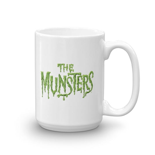 The Munsters Distress Logo White Mug