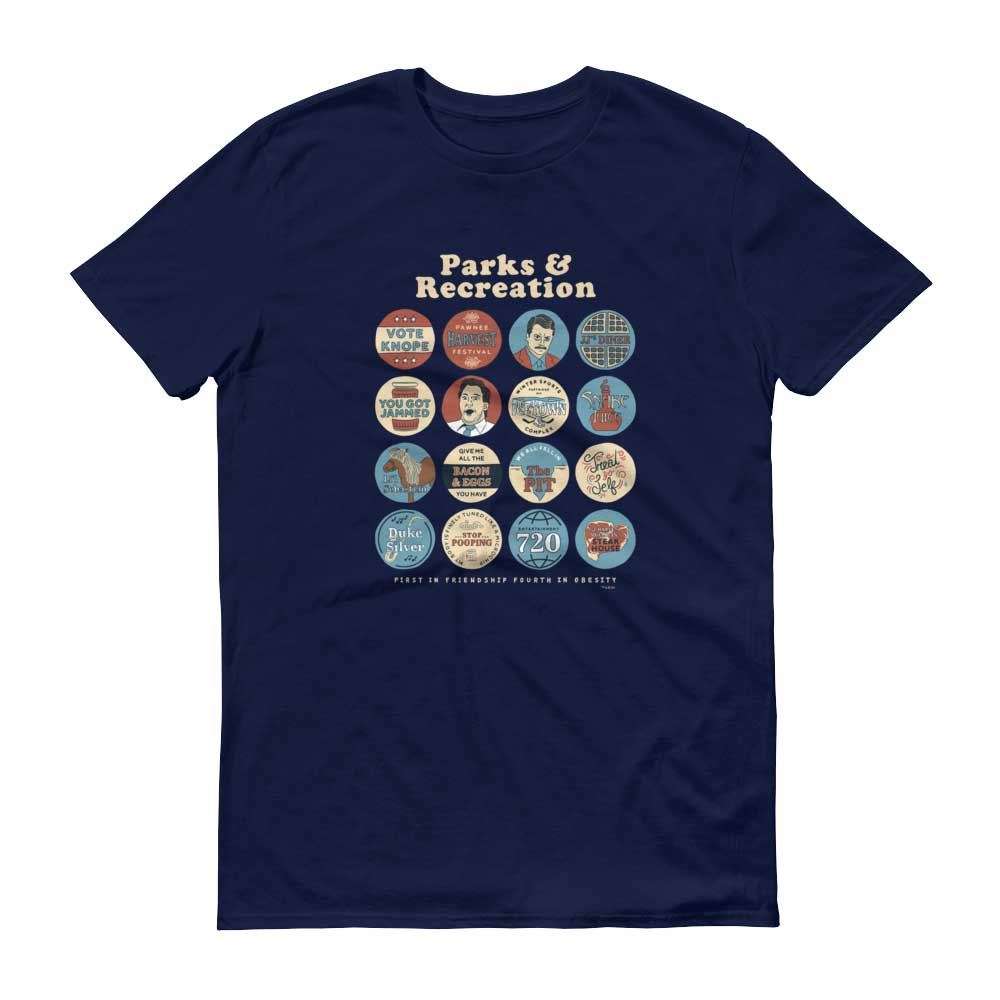 Parks and Recreation Quote Mash-Up Short Sleeve T-Shirt