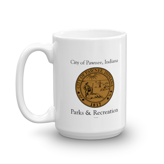 Parks and Recreation City of Pawnee White Mug