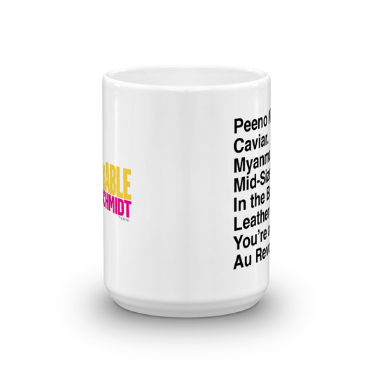 Unbreakable Kimmy Schmidt Titus Peeno Noir White Mug