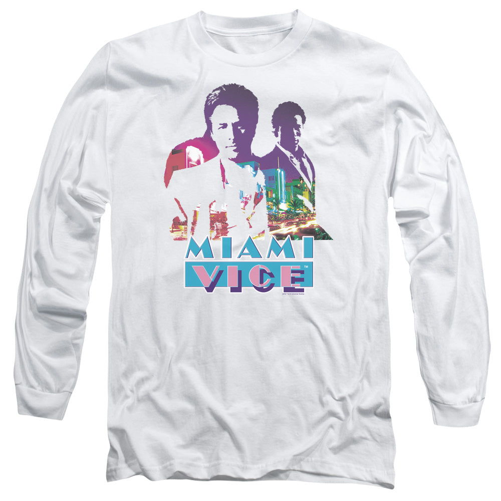 Miami Vice Crockett and Tubbs Long Sleeve T-Shirt