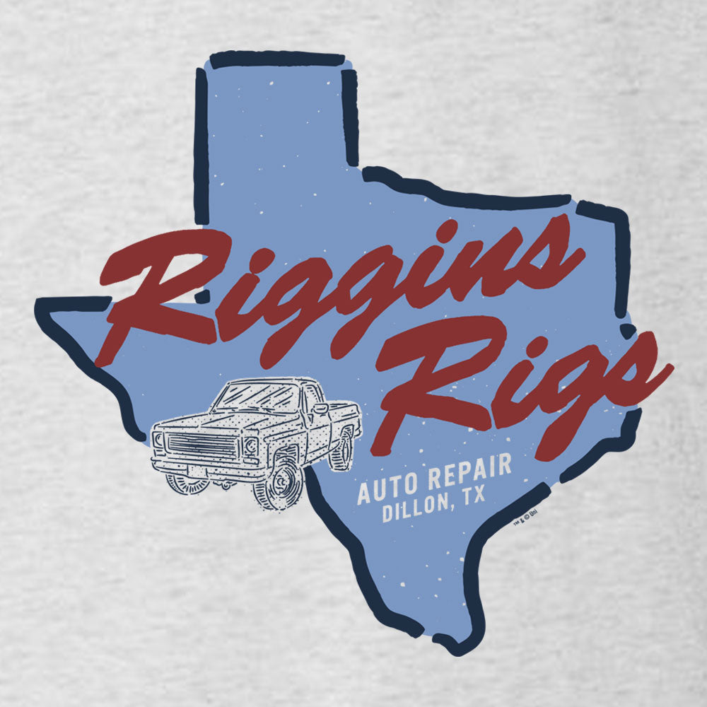 Friday Night Lights Riggins Rigs Men's Tri-Blend Short Sleeve T-Shirt