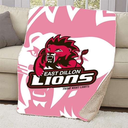 Friday Night Lights East Dillon Lions Sherpa Blanket