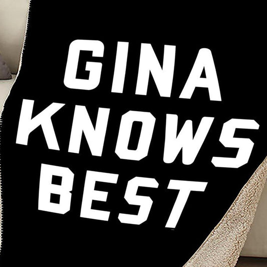 Brooklyn Nine-Nine Gina Knows Best Sherpa Blanket