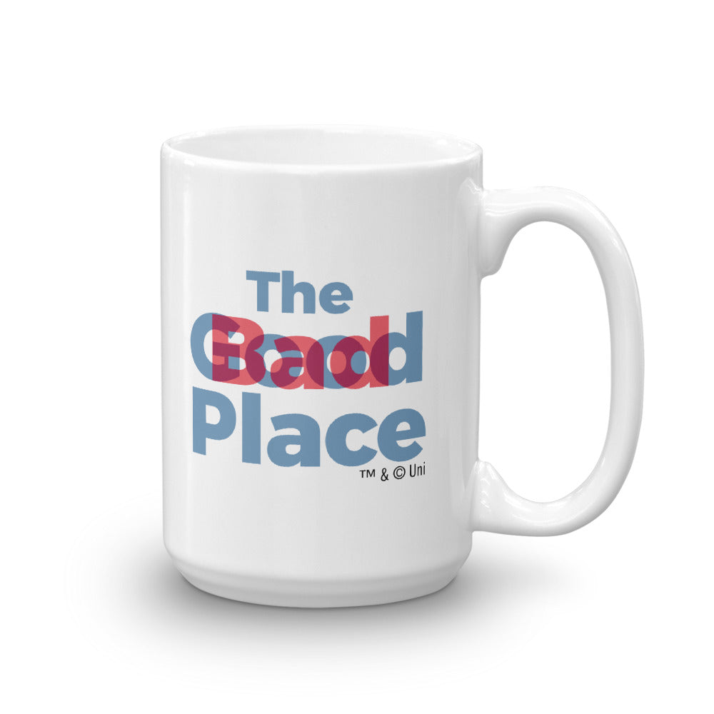 The Good Place Bad Place White Mug