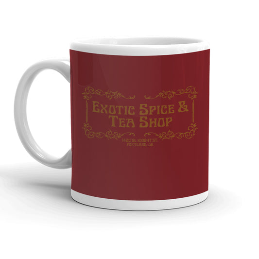 Grimm Exotic Spice & Tea Shop White Mug