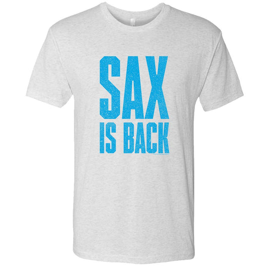 Happy! Sax is Back Men's Tri-Blend Short Sleeve T-Shirt