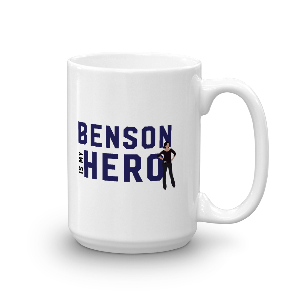 Law & Order: SVU Benson is My Hero White Mug