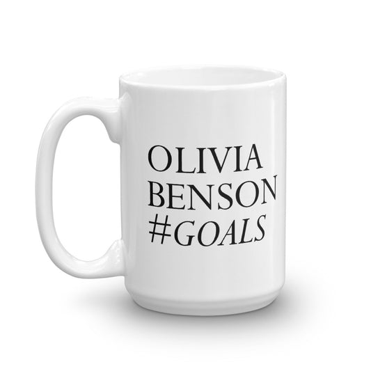 Law & Order: SVU Olivia Benson #Goals White Mug