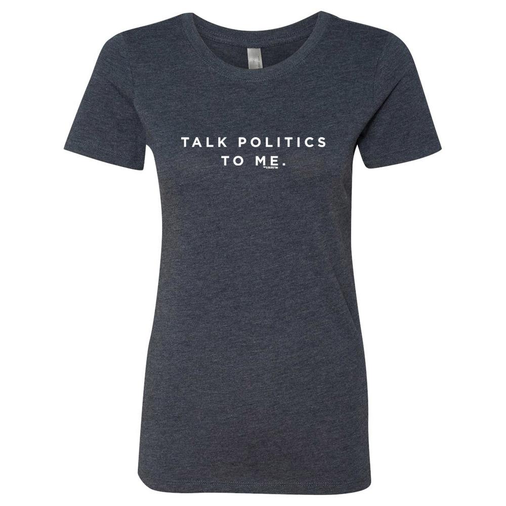 MSNBC Gear Talk Politics To Me Women's Tri-Blend T-Shirt