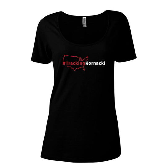 #Trackingkornacki Women's Relaxed Scoop Neck T-Shirt