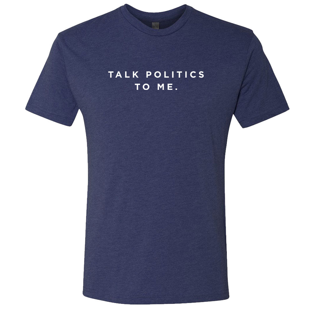MSNBC Gear Talk Politics To Me Men's Tri-Blend T-Shirt