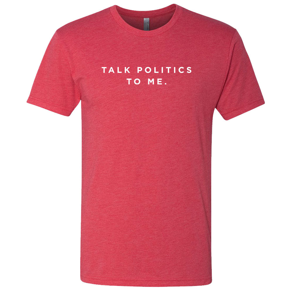 MSNBC Gear Talk Politics To Me Men's Tri-Blend T-Shirt